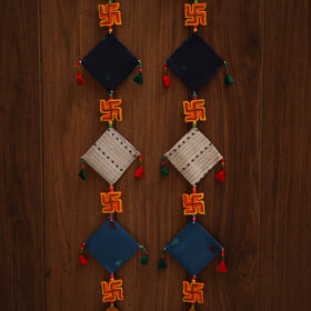 Multicolor - handmade bead work fabric hanging for home