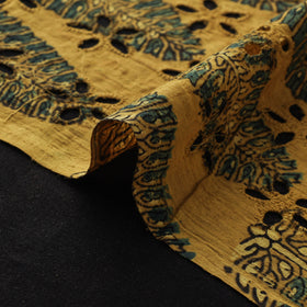 Ajrakh Hand Block Print Natural Dyed Cotton Hakoba Fabric 22