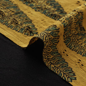 Ajrakh Hand Block Print Natural Dyed Cotton Hakoba Fabric 23