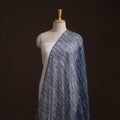 Bagru Indigo Hand Block Print Kota Doria Natural Dyed Cotton Fabric 06