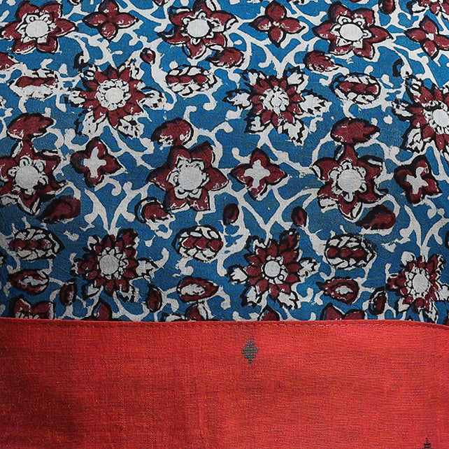 block printed blouse piece