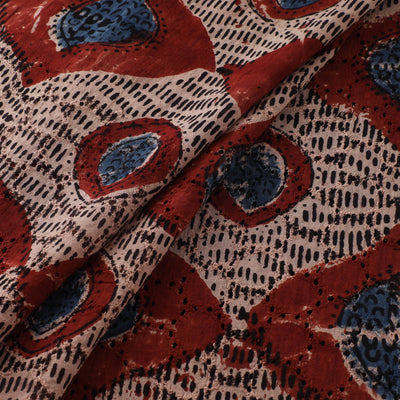 Ajrakh Hand Block Print Natural Dyed Cotton Hakoba Fabric 25