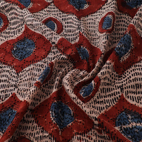 Ajrakh Hand Block Print Natural Dyed Cotton Hakoba Fabric 25