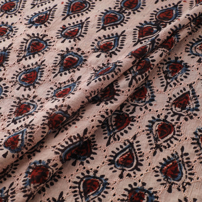 Ajrakh Hand Block Print Natural Dyed Cotton Hakoba Fabric 28