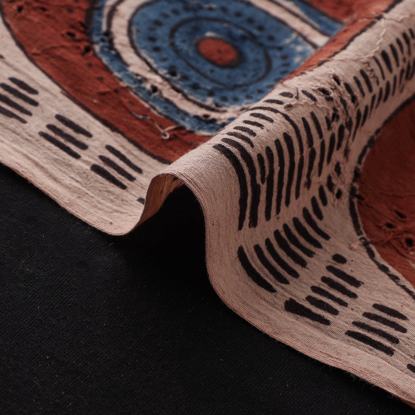 Ajrakh Hand Block Print Natural Dyed Cotton Hakoba Fabric 29