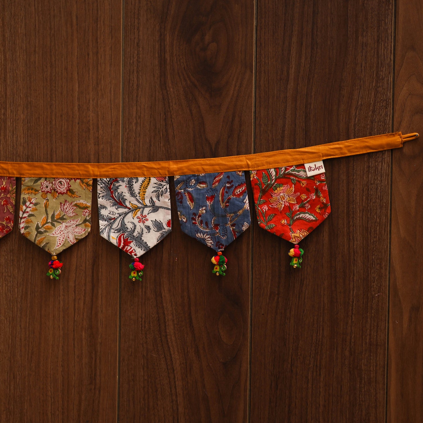 Handmade fabric toran for home decor 04 - handcrafted