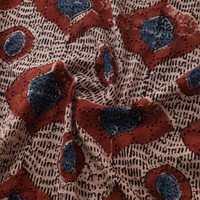 Ajrakh Hand Block Print Natural Dyed Cotton Hakoba Fabric 36