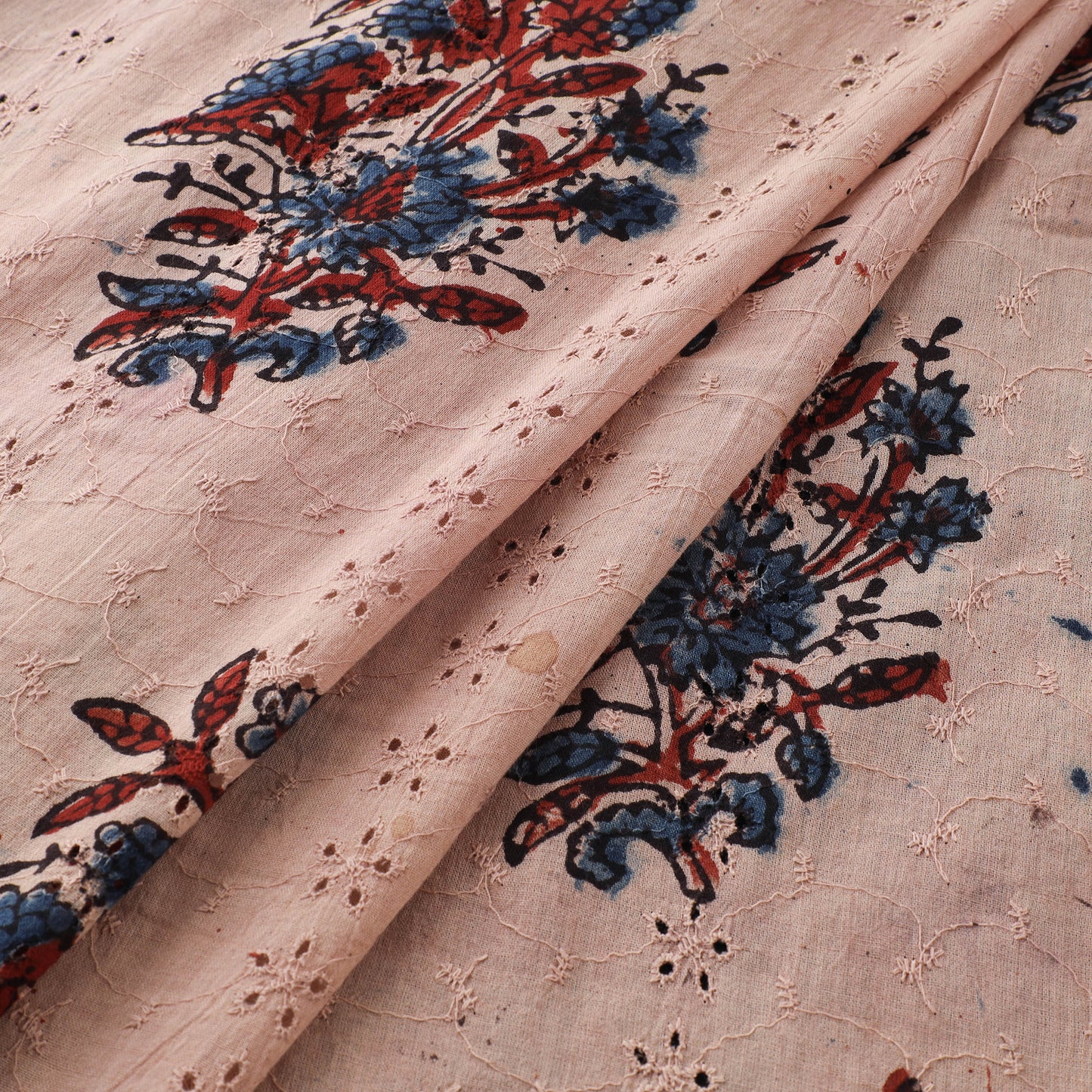 Ajrakh Hand Block Print Natural Dyed Cotton Hakoba Fabric 38