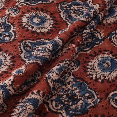 Ajrakh Hand Block Print Natural Dyed Cotton Hakoba Fabric 41