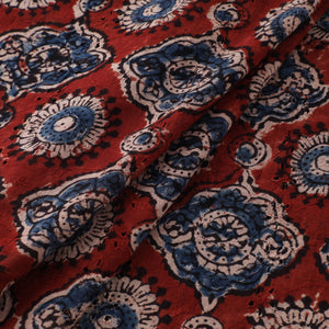 Ajrakh Hand Block Print Natural Dyed Cotton Hakoba Fabric 43