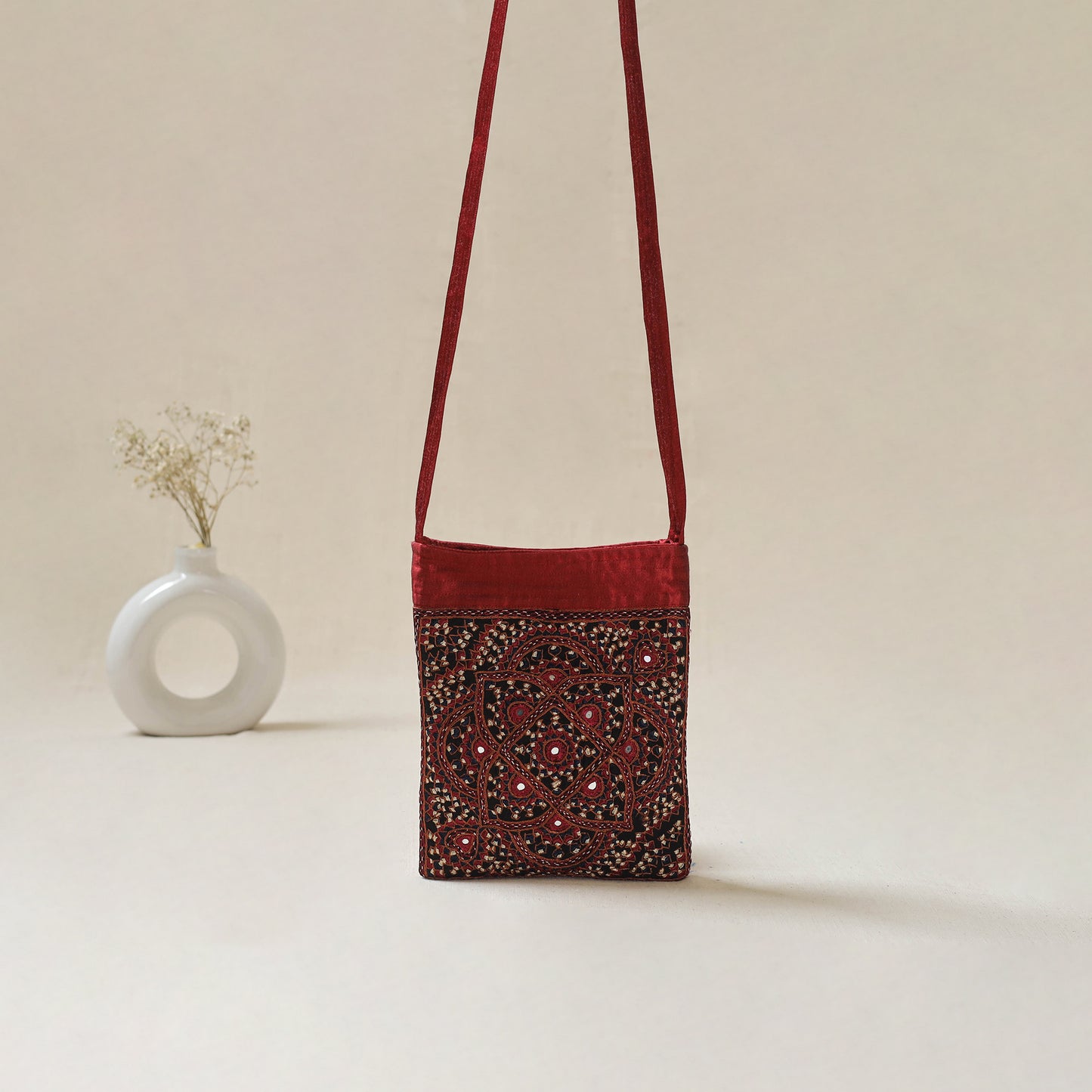Kutch Neran Hand Embroidered Sling Bag 01