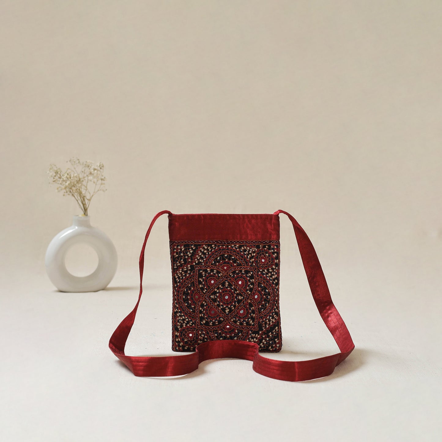Kutch Neran Hand Embroidered Sling Bag 01