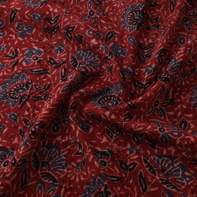 Ajrakh Hand Block Print Natural Dyed Cotton Hakoba Fabric 48
