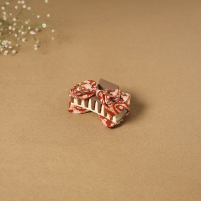 Handmade Women's Bow Hair Claw Clip 23