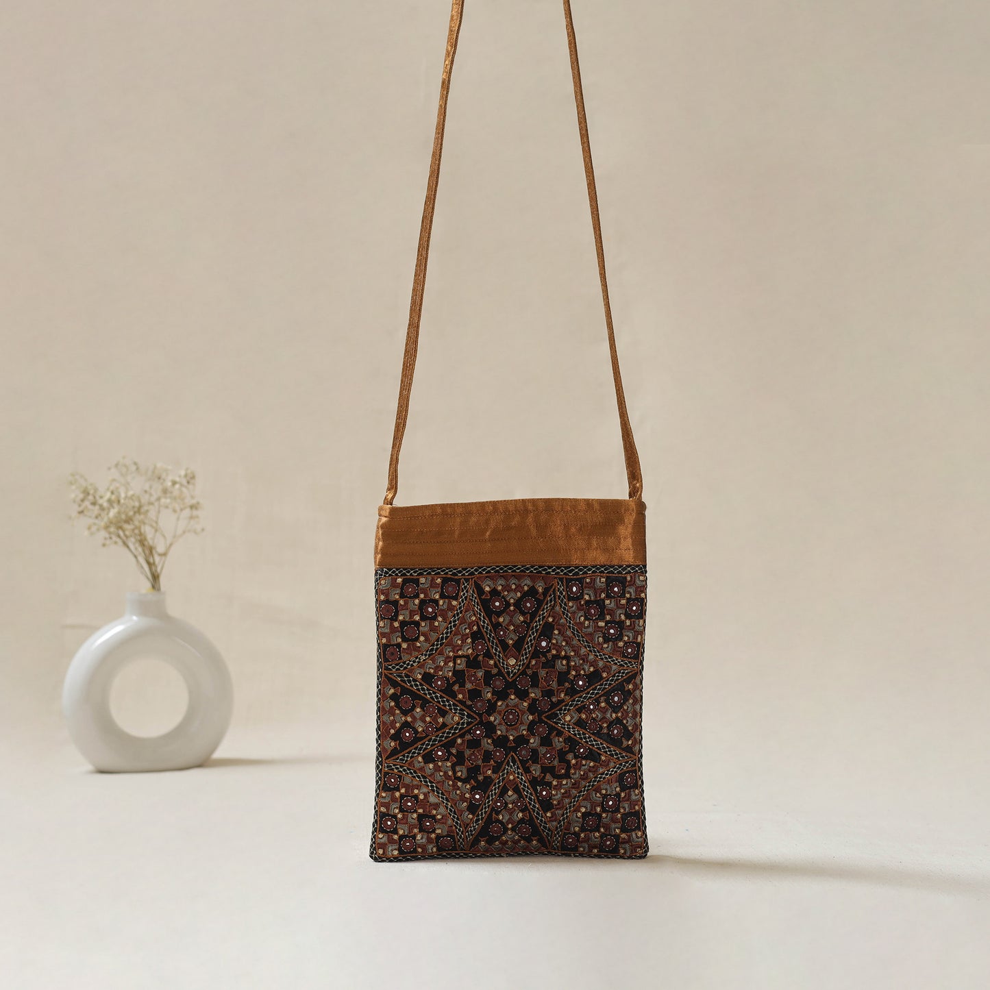 Kutch Neran Hand Embroidered Sling Bag 07