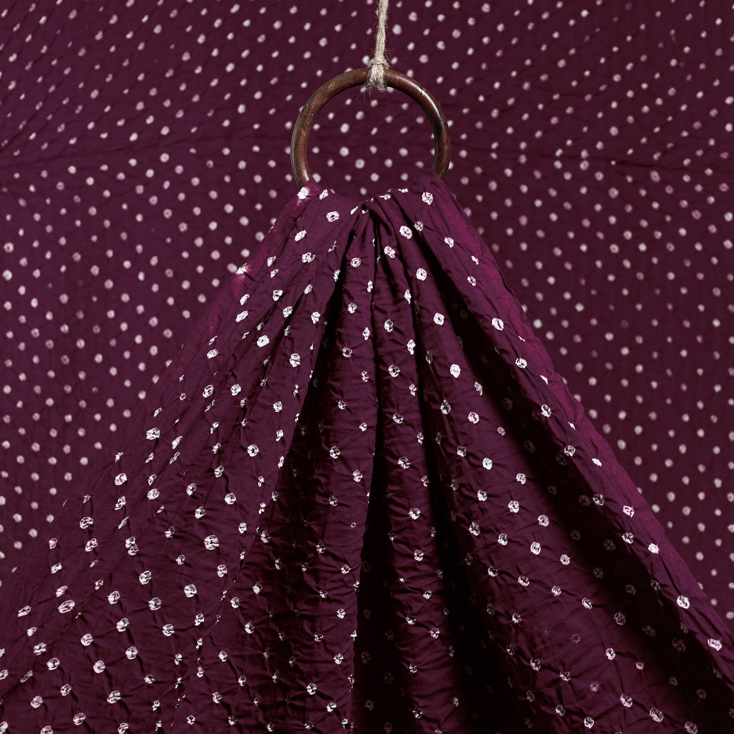 Bandhani Tie-Dye Cotton Fabric