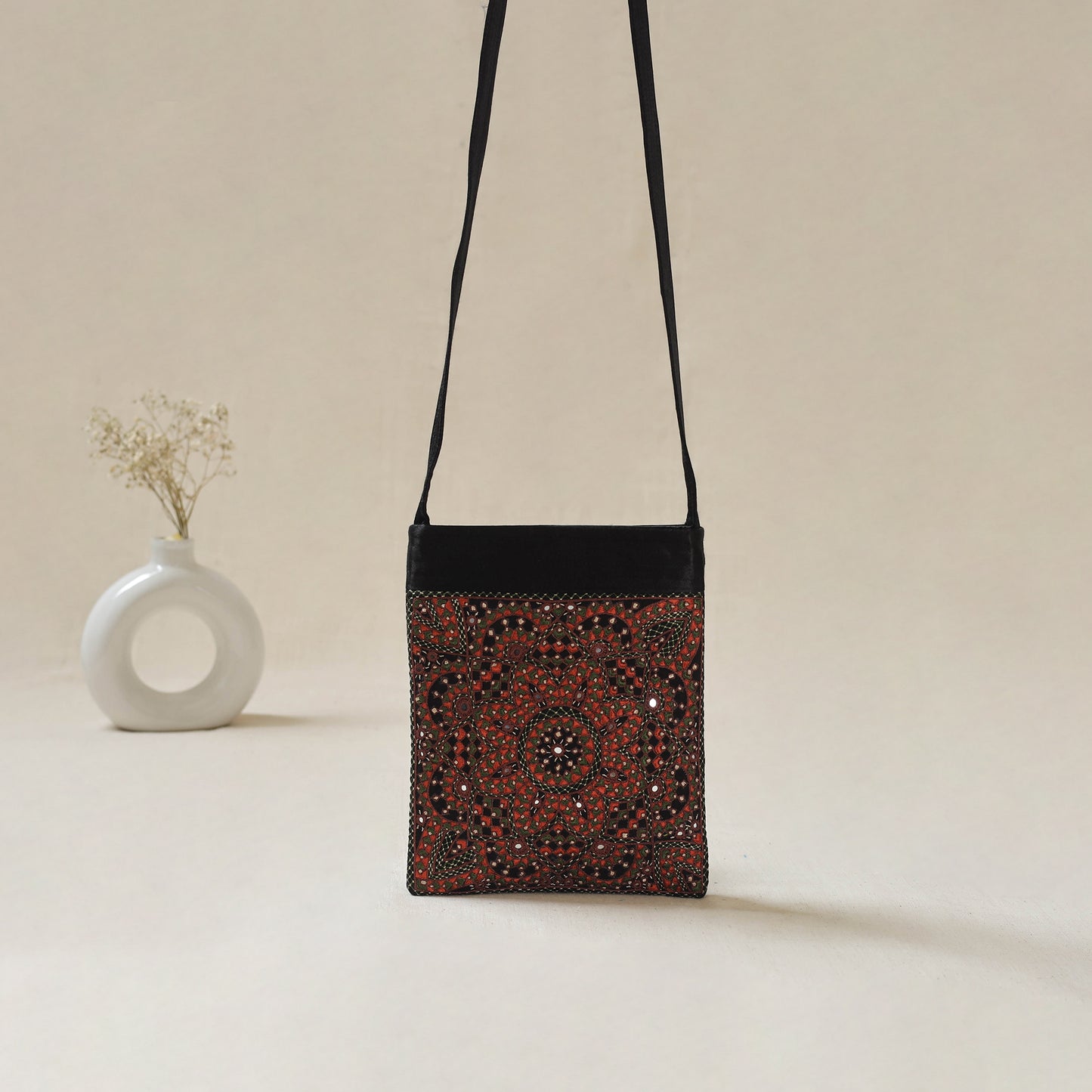 Kutch Neran Hand Embroidered Sling Bag 08