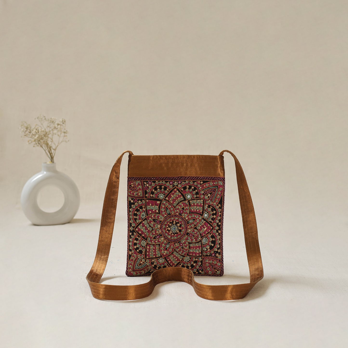 Kutch Neran Hand Embroidered Sling Bag 09