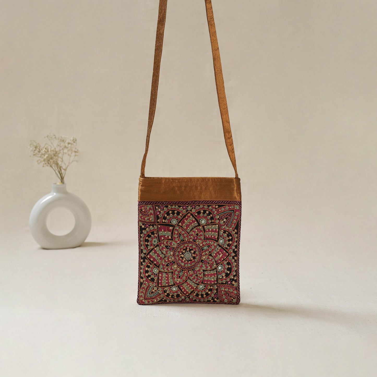 Kutch Neran Hand Embroidered Sling Bag 09