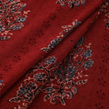 Ajrakh Hand Block Print Natural Dyed Cotton Hakoba Fabric 57