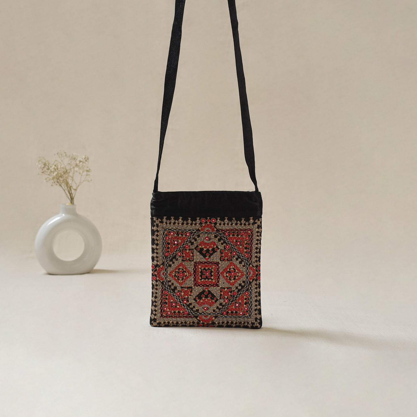 Kutch Neran Hand Embroidered Sling Bag 10