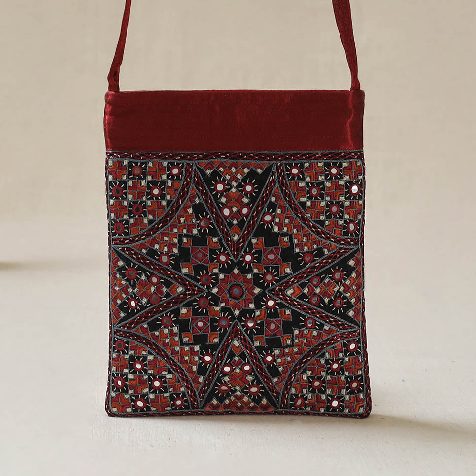 Kutch Neran Hand Embroidered Sling Bag 11