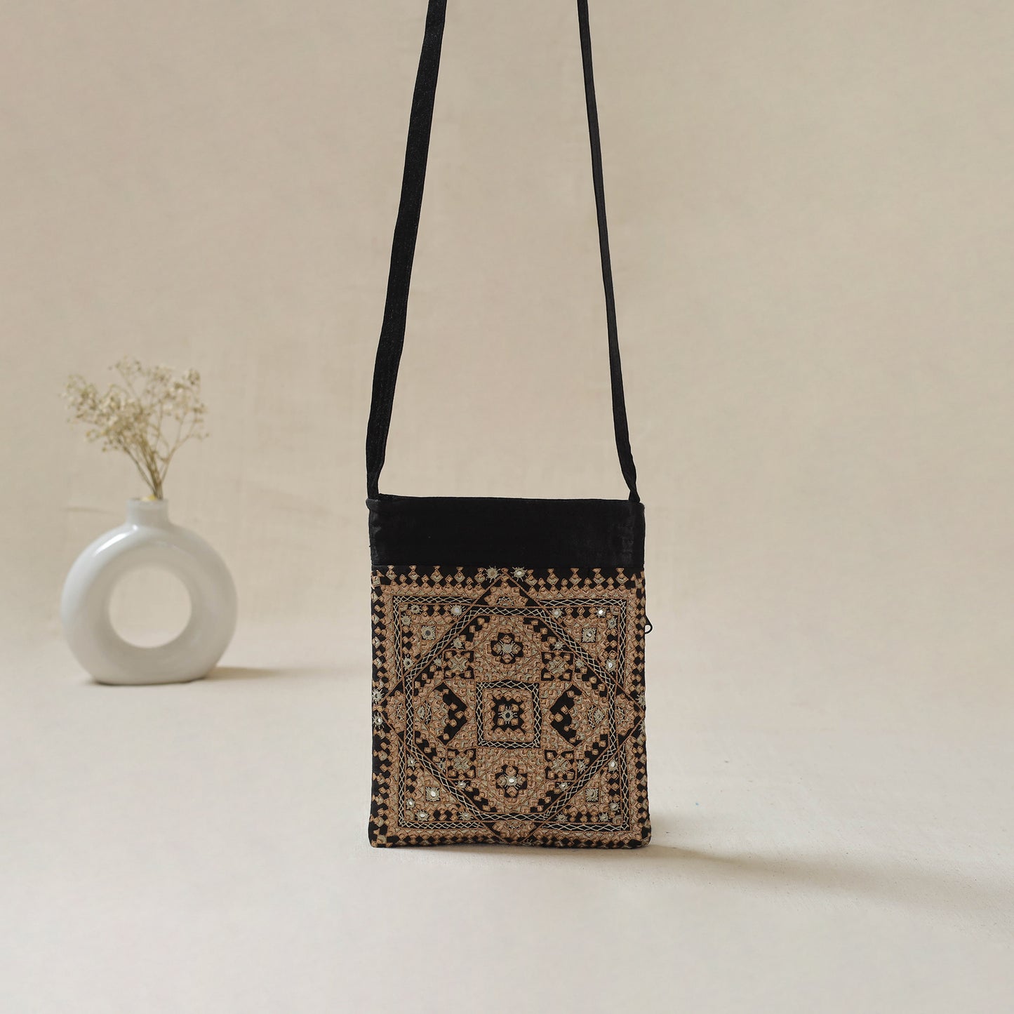 Kutch Neran Hand Embroidered Sling Bag 14