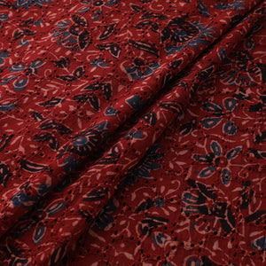 Ajrakh Hand Block Print Natural Dyed Cotton Hakoba Fabric 62