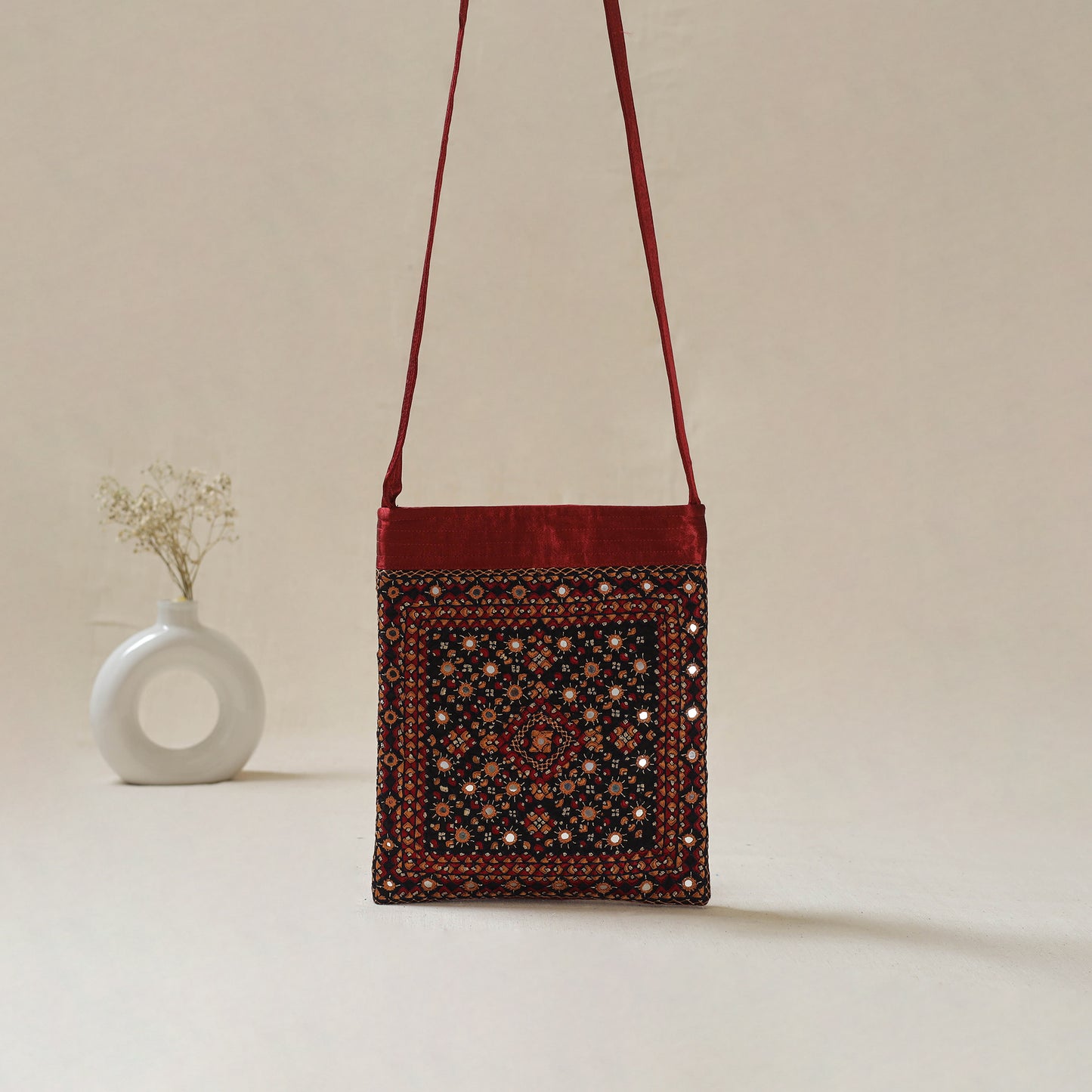 Kutch Neran Hand Embroidered Sling Bag 16