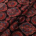 Ajrakh Hand Block Print Natural Dyed Cotton Hakoba Fabric 64