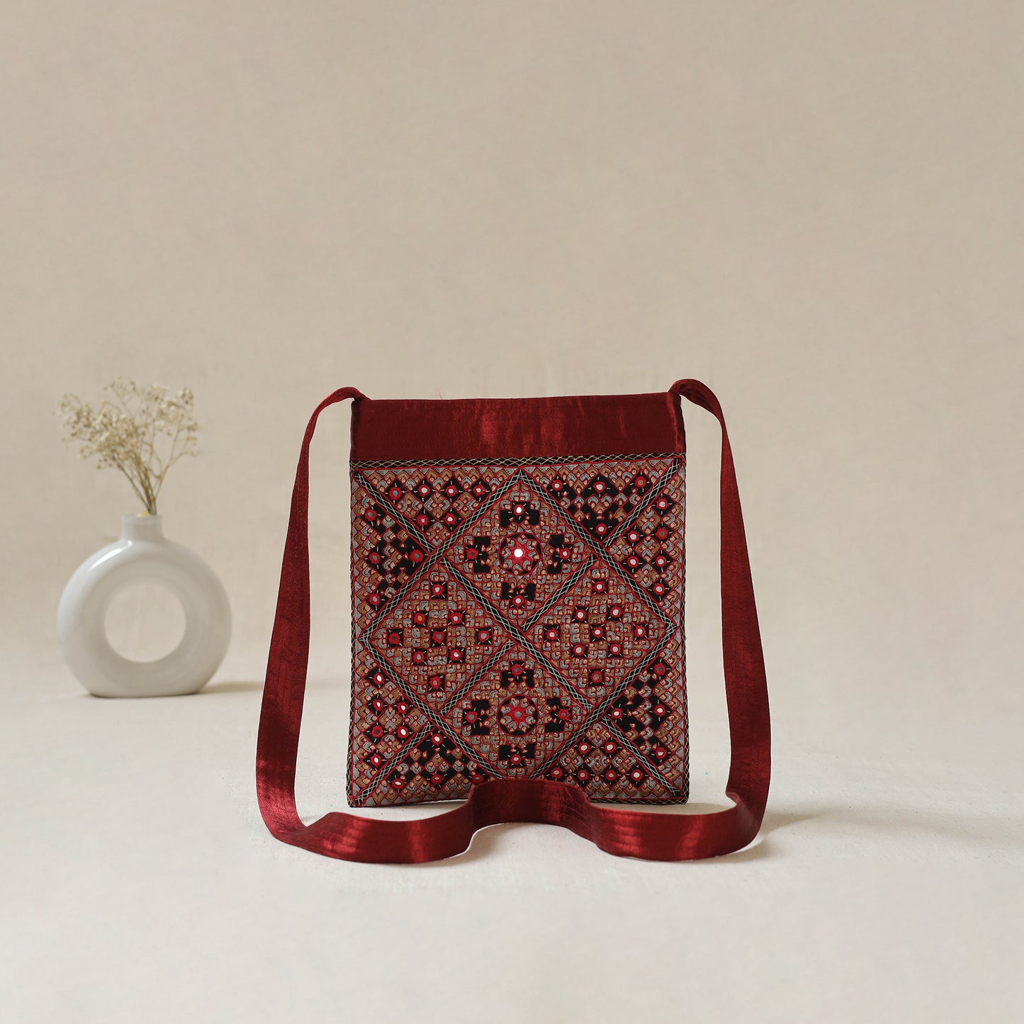 Kutch Neran Hand Embroidered Sling Bag 20