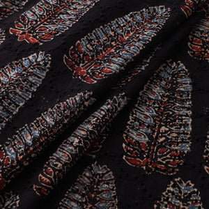 Ajrakh Hand Block Print Natural Dyed Cotton Hakoba Fabric 73