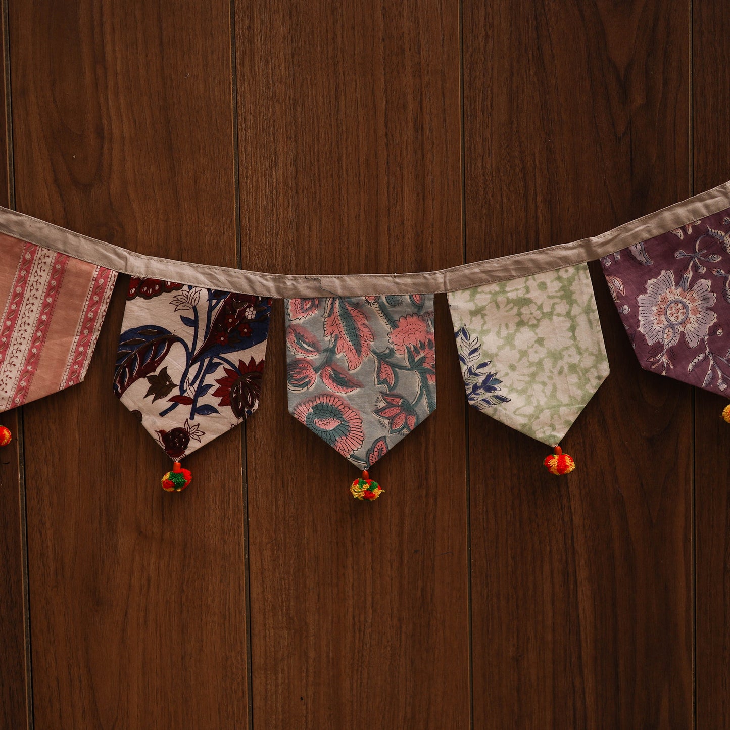 Handmade fabric toran for home decor 35 - handcrafted