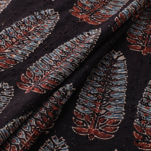 Ajrakh Hand Block Print Natural Dyed Cotton Hakoba Fabric 74