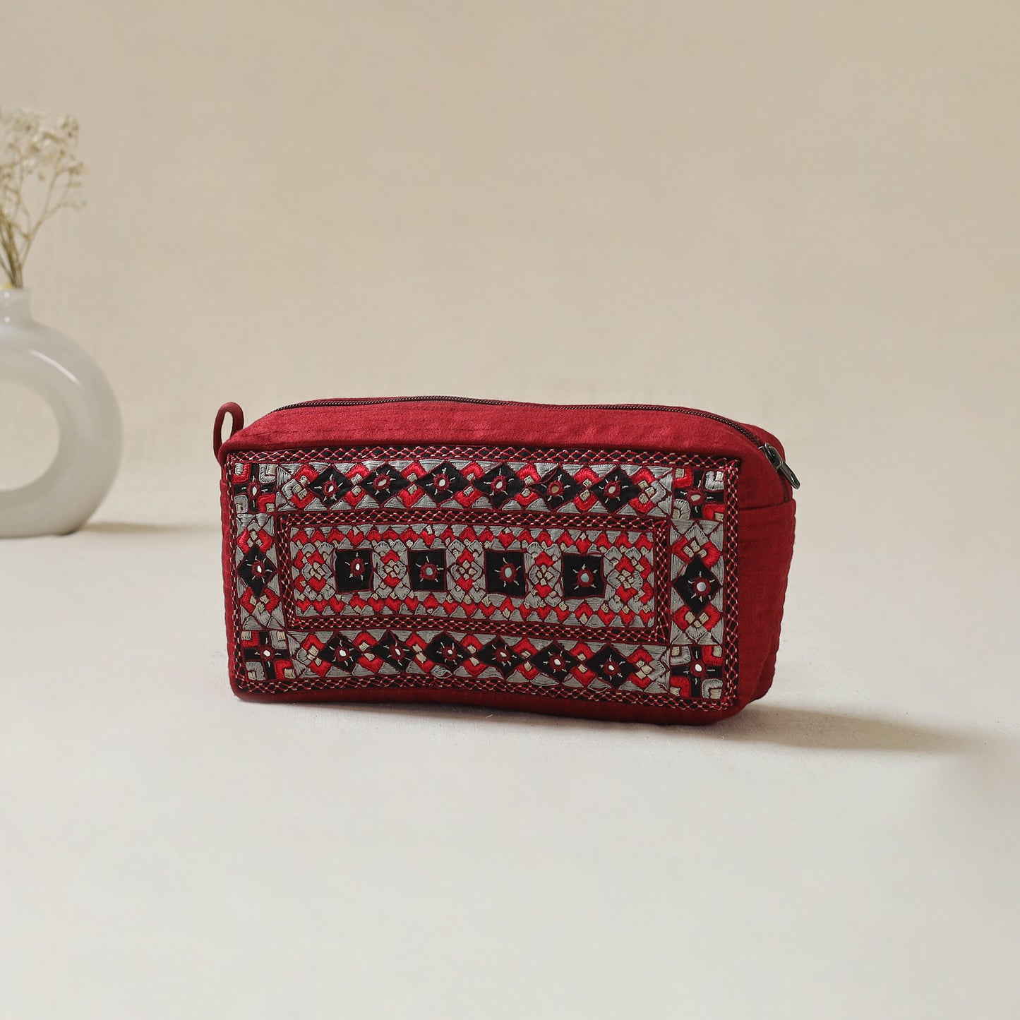 Kutch Pakko Hand Embroidered Travel Pouch 27