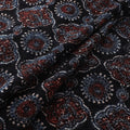 Ajrakh Hand Block Print Natural Dyed Cotton Hakoba Fabric 75