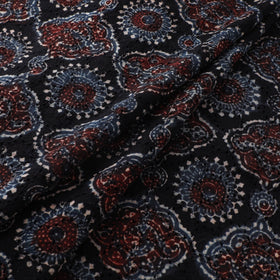 Ajrakh Hand Block Print Natural Dyed Cotton Hakoba Fabric 75