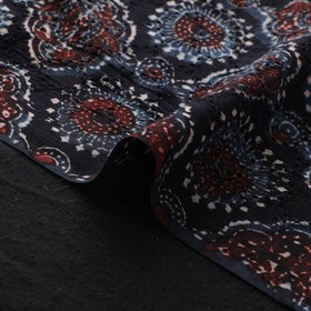 Ajrakh Hand Block Print Natural Dyed Cotton Hakoba Fabric 75