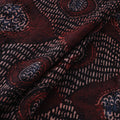Ajrakh Hand Block Print Natural Dyed Cotton Hakoba Fabric 76