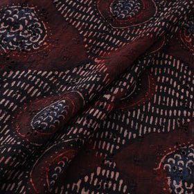 Ajrakh Hand Block Print Natural Dyed Cotton Hakoba Fabric 76