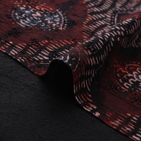 Ajrakh Hand Block Print Natural Dyed Cotton Hakoba Fabric 76