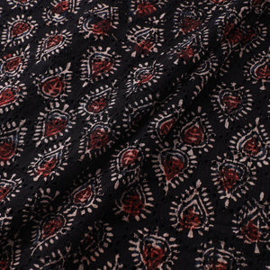 Ajrakh Hand Block Print Natural Dyed Cotton Hakoba Fabric 77
