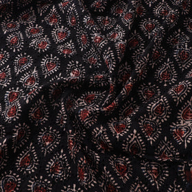 Ajrakh Hand Block Print Natural Dyed Cotton Hakoba Fabric 77