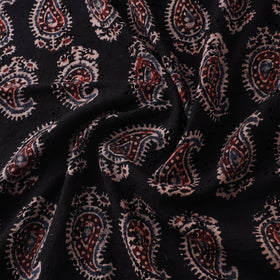 Ajrakh Hand Block Print Natural Dyed Cotton Hakoba Fabric 79