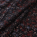 Ajrakh Hand Block Print Natural Dyed Cotton Hakoba Fabric 81