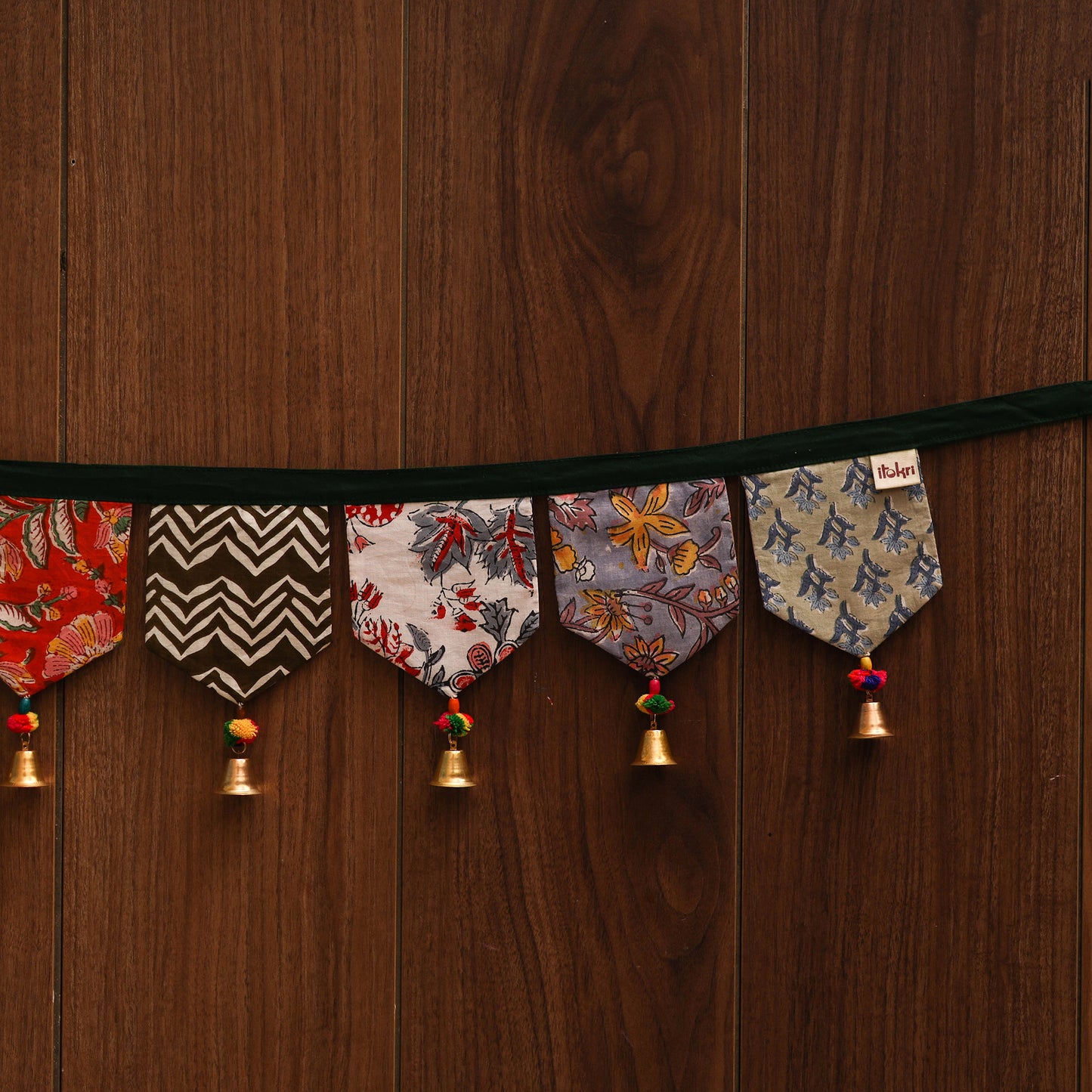 Handmade fabric toran for home decor 43 - handcrafted