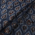 Ajrakh Hand Block Print Natural Dyed Cotton Hakoba Fabric 93