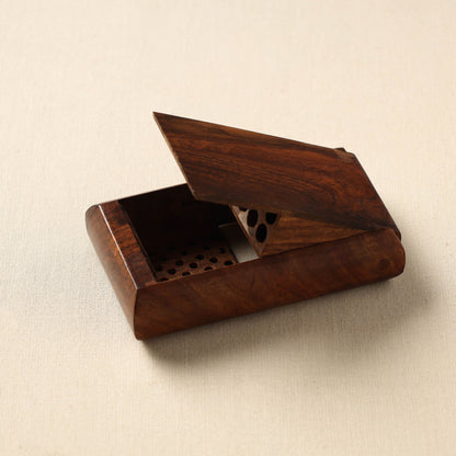 Handcrafted Sheesham Wooden Pen Stand
