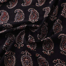 Ajrakh Hand Block Print Natural Dyed Cotton Hakoba Fabric 97