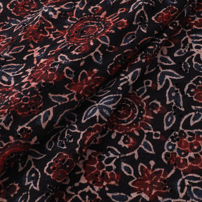 Ajrakh Hand Block Print Natural Dyed Cotton Hakoba Fabric 99